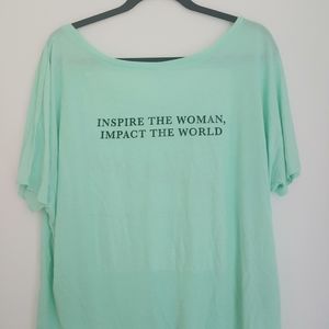Alpha Gamma Delta *inspire the woman impact the world* crop top